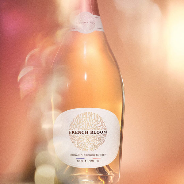 French Bloom, Le Rosé | Organic French Bubbly, 0.0% Alcohol Tre Amici Wines 