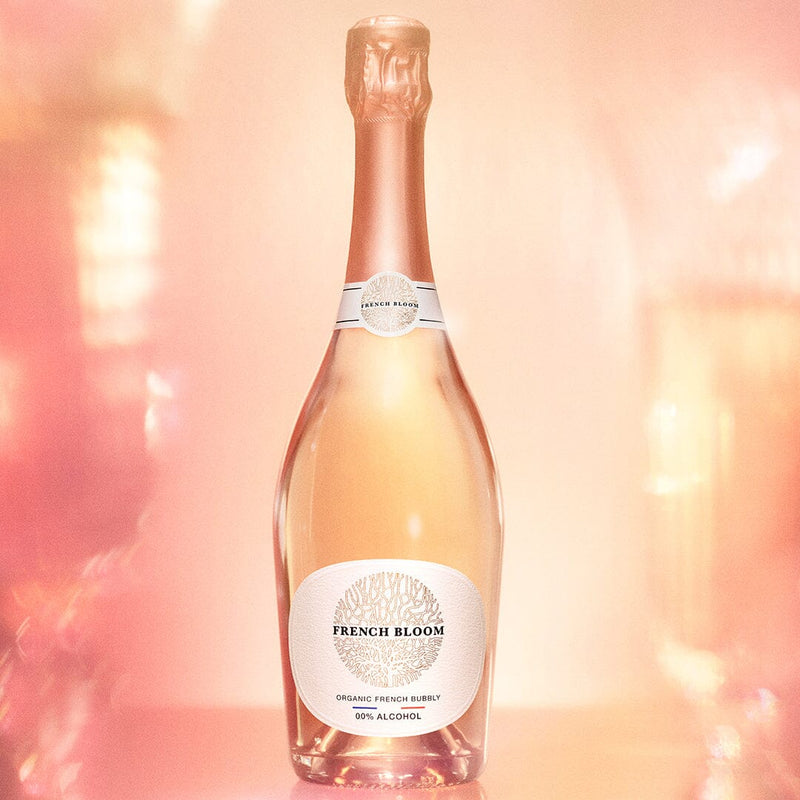 French Bloom, Le Rosé | Organic French Bubbly, 0.0% Alcohol Tre Amici Wines 