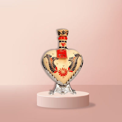 Grand Love Tequila Ceramic Heart - Reposado 750mL Tre Amici Wines 