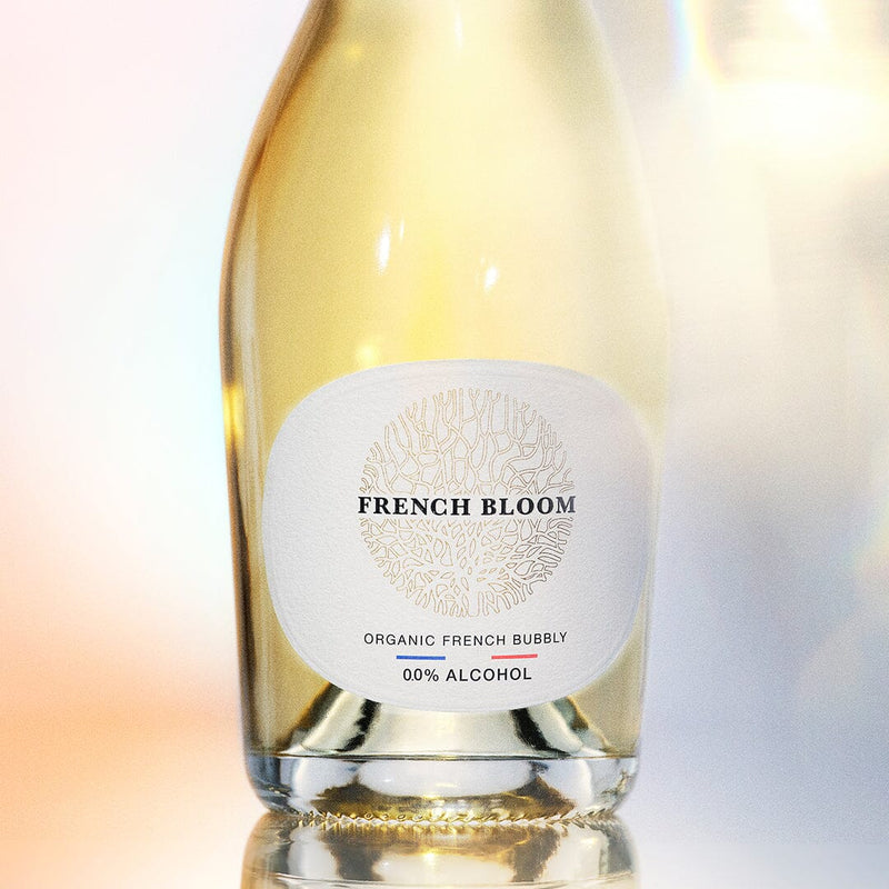 French Bloom, Le Blanc | Organic French Bubbly, 0.0% Alcohol Tre Amici Wines 