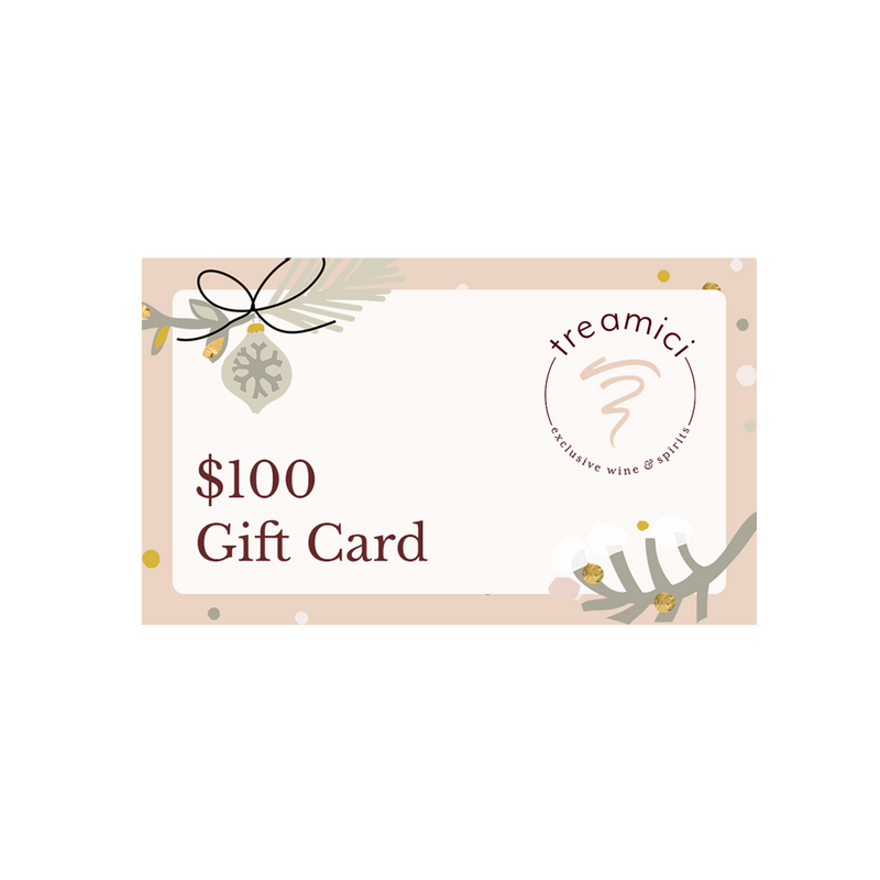 Gift Card Gift Cards Tre Amici Wines 100.00 